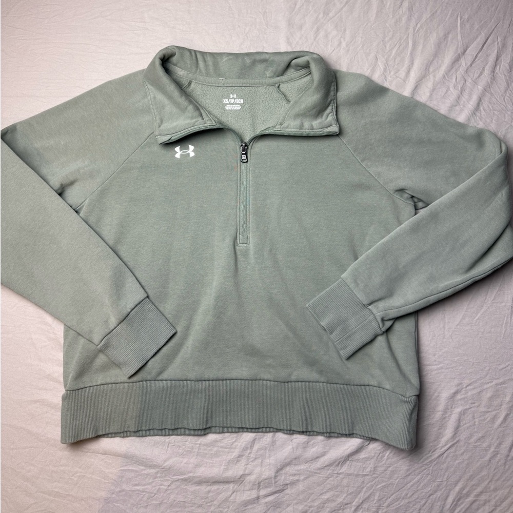 Under Armour womens half zip Green Sweater